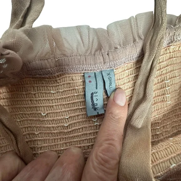 FINAL Bl^nk London x Anthropologie Rainbow Tulle Tiered Ruffle Midi Dress - Picture 7 of 15